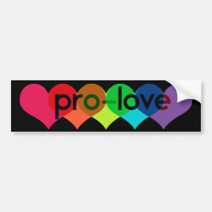 Pro Love say no to prop 8 h8 Bumper Sticker