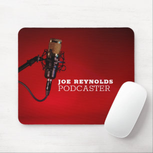 Pro Microphone, Podcaster, Podcast Mouse Mat