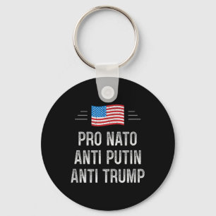 Pro Nato - Anti Putin - Anti Trump - Retro Style  Key Ring