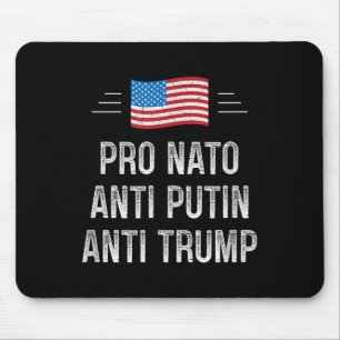 Pro Nato - Anti Putin - Anti Trump - Retro Style Mouse Mat