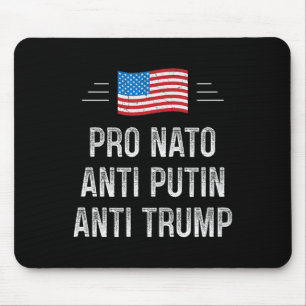 Pro Nato - Anti Putin - Anti Trump - Retro Style - Mouse Mat