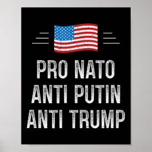 Pro Nato - Anti Putin - Anti Trump - Retro Style - Poster