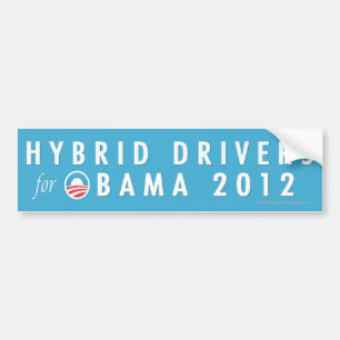 Pro-Obama Hydrid Drivers 2012 Bumper Sticker
