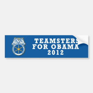 Pro-Obama sticker Teamsters 2012