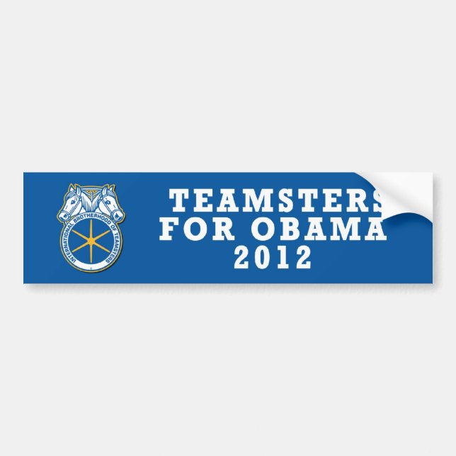 Pro-Obama sticker Teamsters 2012 (Front)
