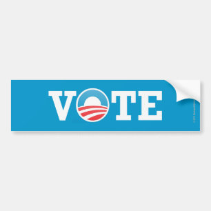 Pro-Obama sticker Vote