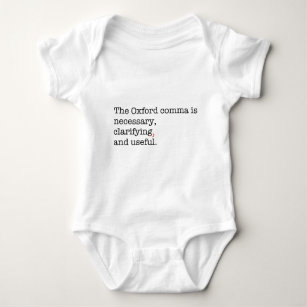 Pro-Oxford Comma Baby Bodysuit