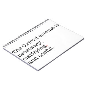 Pro-Oxford Comma Notebook