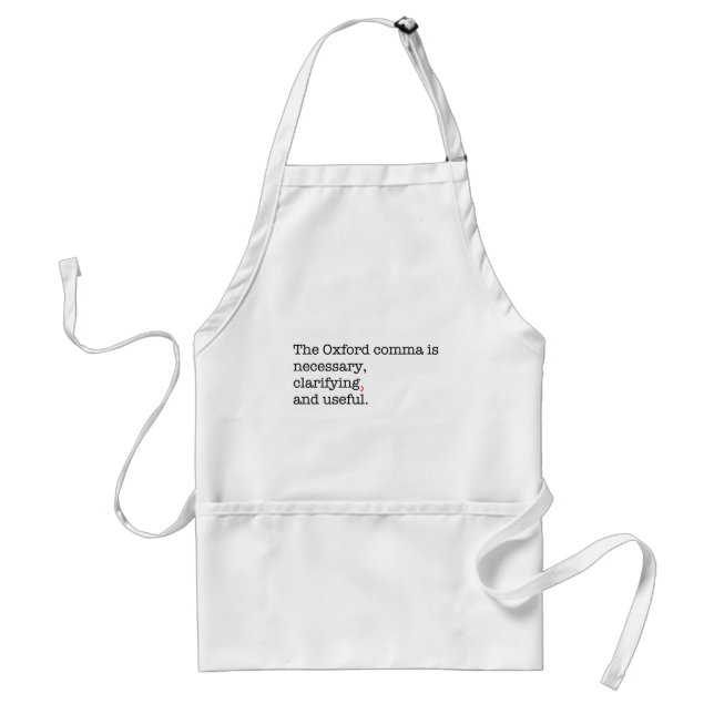 Pro-Oxford Comma Standard Apron (Front)