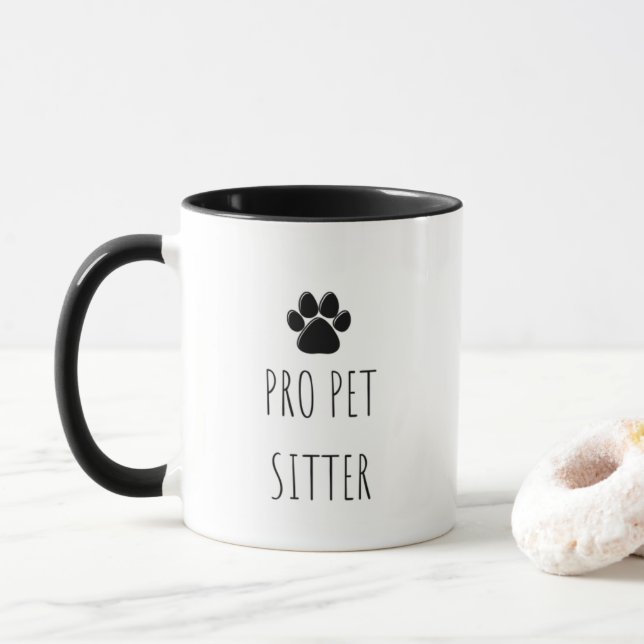 Pro Pet Sitter Mug (With Donut)