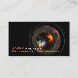 Pro Photography (Camera Lens) Business Card