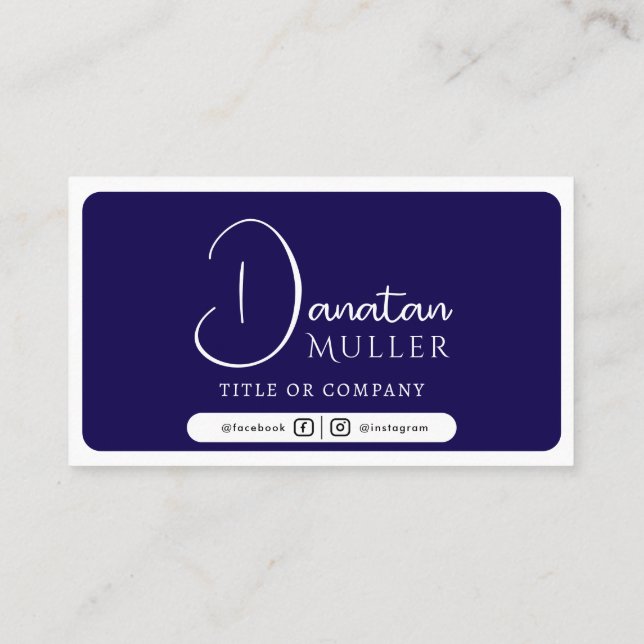 PRO QR Code Business Logo  Card (Back)