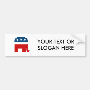 Pro-Republican / Anti-Democrat Bumper Sticker