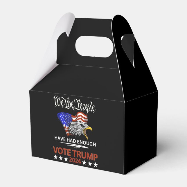 Pro Republican VOTE TRUMP 2024 We the People Have  Favour Box (Front Side)