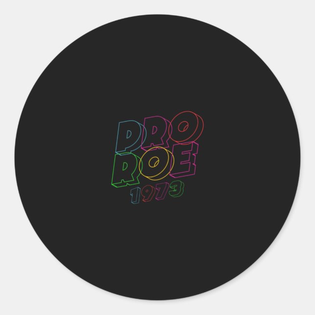 PRO ROE  PLANNED PARENTHOOD Pin Classic Round Sticker (Front)