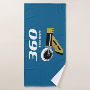 Pro Scooter Free Rider Tricks Bath Towel