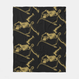 Pro Scooter Free Rider Tricks Fleece Blanket