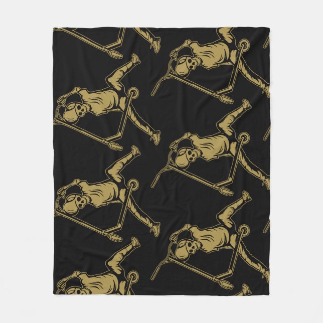 Pro Scooter Free Rider Tricks Fleece Blanket (Front)