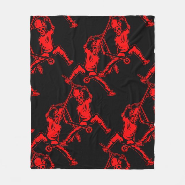 Pro Scooter Free Rider Tricks Fleece Blanket (Front)