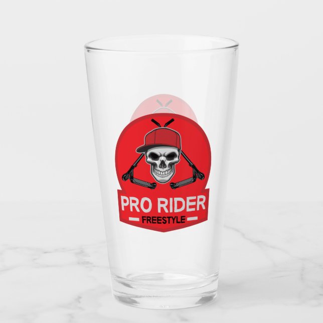 Pro Scooter Free Rider Tricks Glass (Front)
