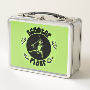 Pro Scooter Free Rider Tricks Metal Lunch Box