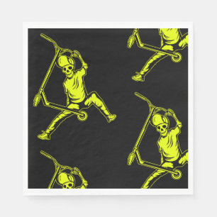 Pro Scooter Free Rider Tricks Napkin