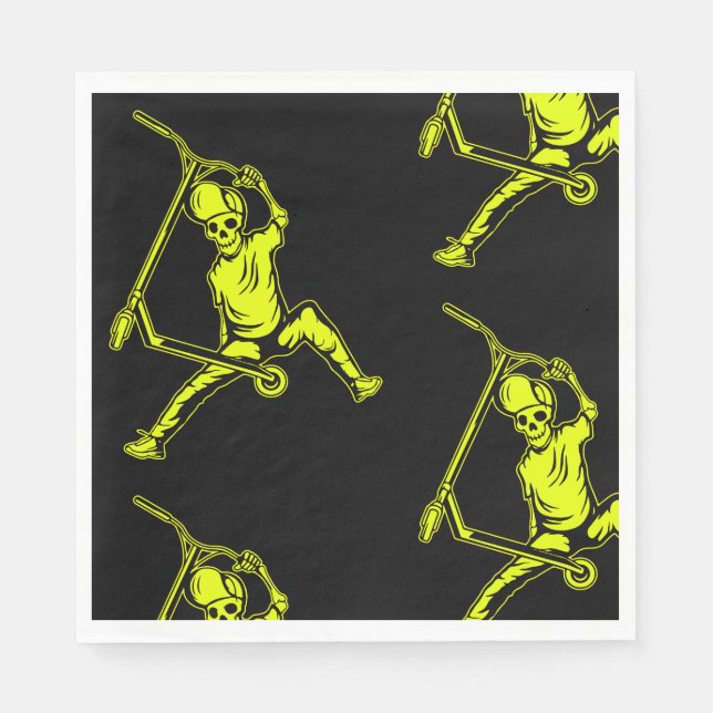 Pro Scooter Free Rider Tricks Napkin (Front)