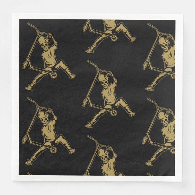 Pro Scooter Free Rider Tricks Napkin (Front)