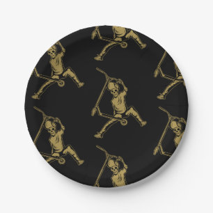 Pro Scooter Free Rider Tricks Paper Plate