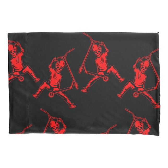 Pro Scooter Free Rider Tricks Pillowcase (Front)