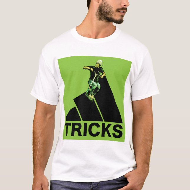 Pro Scooter Free Rider Tricks  T-Shirt (Front)