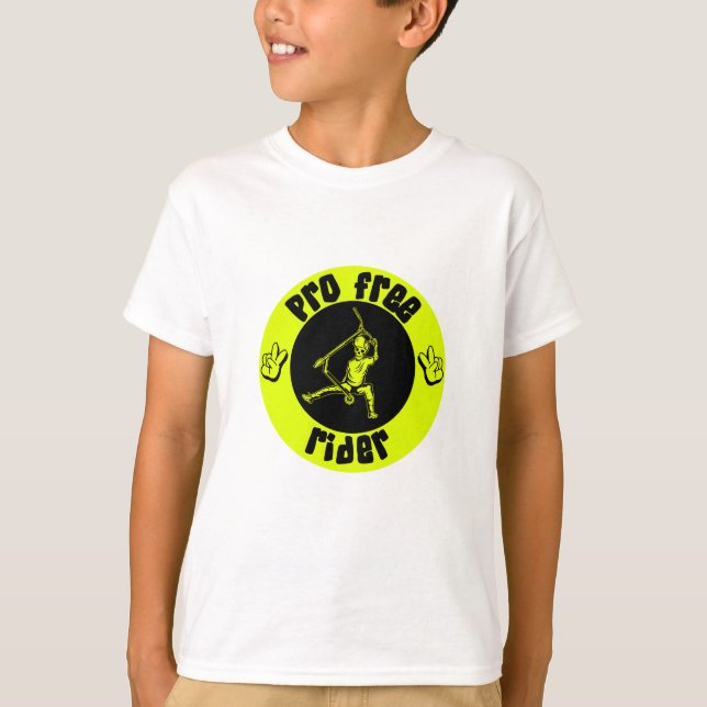 Pro Scooter Free Rider Tricks T-Shirt (Front)