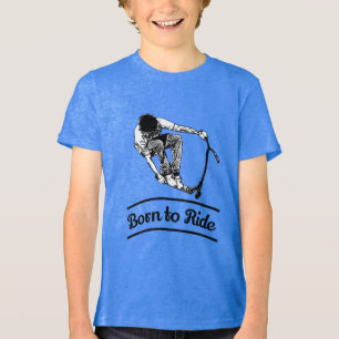 Pro Scooter Free Rider Tricks T-Shirt Tri-Blend Shirt