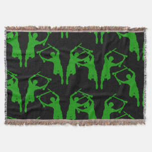 Pro Scooter Free Rider Tricks Throw Blanket