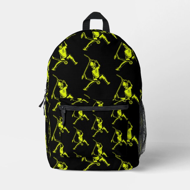 Pro Scooter School Printed Backpack (Front)