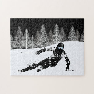 Pro Skier, Ski Snowboard Jigsaw Puzzle