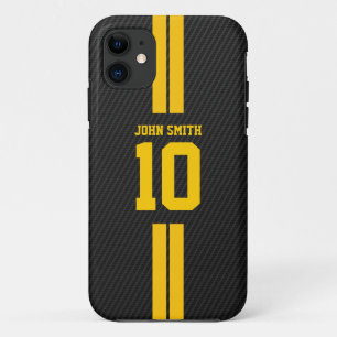 Pro Soccer Jersey Dark Carbon Fiber iPhone 5 Case