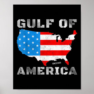 Pro-trump Gulf America Official Patriotic Of Usa M Poster