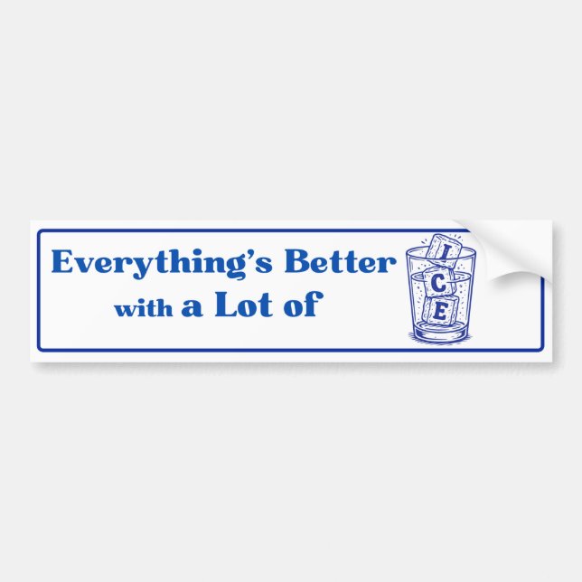 Pro-TrumpRepublican Ice Immigration Sticker (Front)