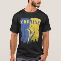 Pro Ukraine Flag Fist Support Ukrainian Resistance