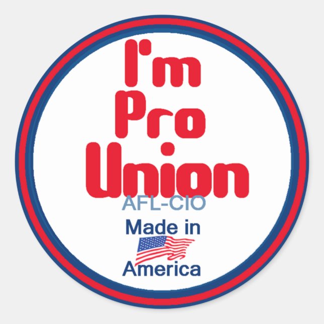 Pro Union Sticker (Front)