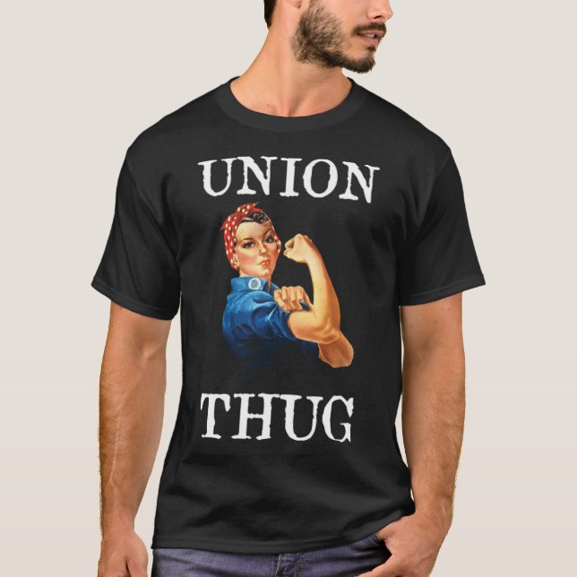 Pro Union Strong Union Proud Rosie the baked pirat T-Shirt (Front)