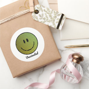 Pro Vaccine - Immune - Vaccinated - Immunisation Classic Round Sticker