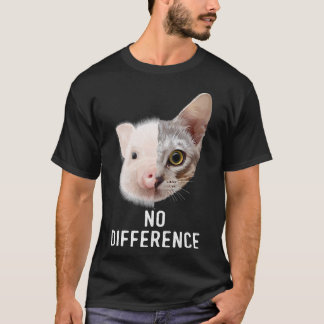 Pro Vegan No Difference Vegetarian Animal Welfare T-Shirt