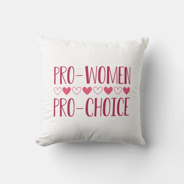 Pro Women Pro Choice Cushion (Front)