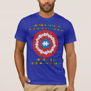 Pro Wrestling Fan with Autism T-Shirt 