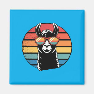 Prob Llama - Sunset Alpaca Gift Magnet