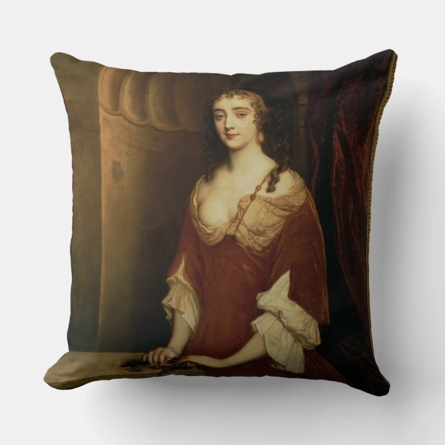 Probable portrait of Nell Gwynne (1650-87), mistre Cushion (Front)