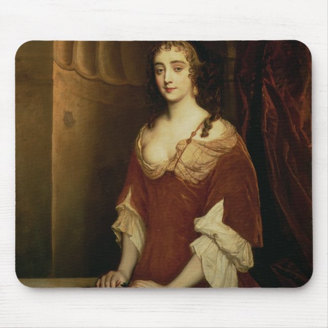 Probable portrait of Nell Gwynne (1650-87), mistre Mouse Mat (Front)