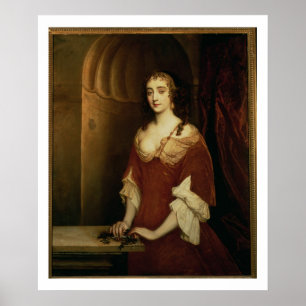Probable portrait of Nell Gwynne (1650-87), mistre Poster